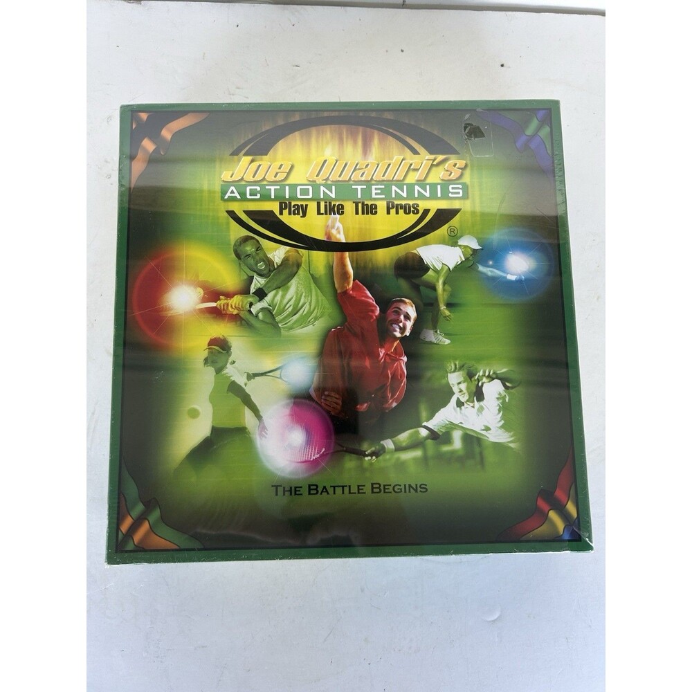 Joe Quadri’s Action Tennis Board Game 2006 RSM Play Like The Pros New Sealed